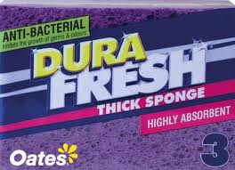 Oates DuraFresh A/B Thick Sponges **BUY ONE CTN, GET ONE FREE**